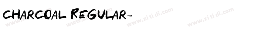 charcoal Regular字体转换